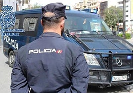 Imagen de archivo de un policía nacional.