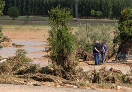 Daños en la zona cero de las inundaciones por las tormentas.