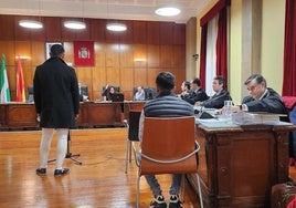 Momento del juicio por la muerte de un vecino de Peal de Becerro.