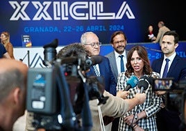 Rocío Díaz ha participado en un encuentro en el Palacio de Congresos de Granada.