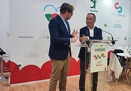 David Baños y Juan Tomás Cano, en la presentación del congreso Inverdadero.