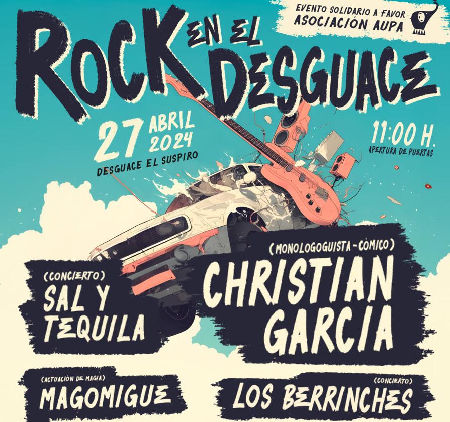 Rock en el desguace, un festival para combatir el cáncer infantil en Granada