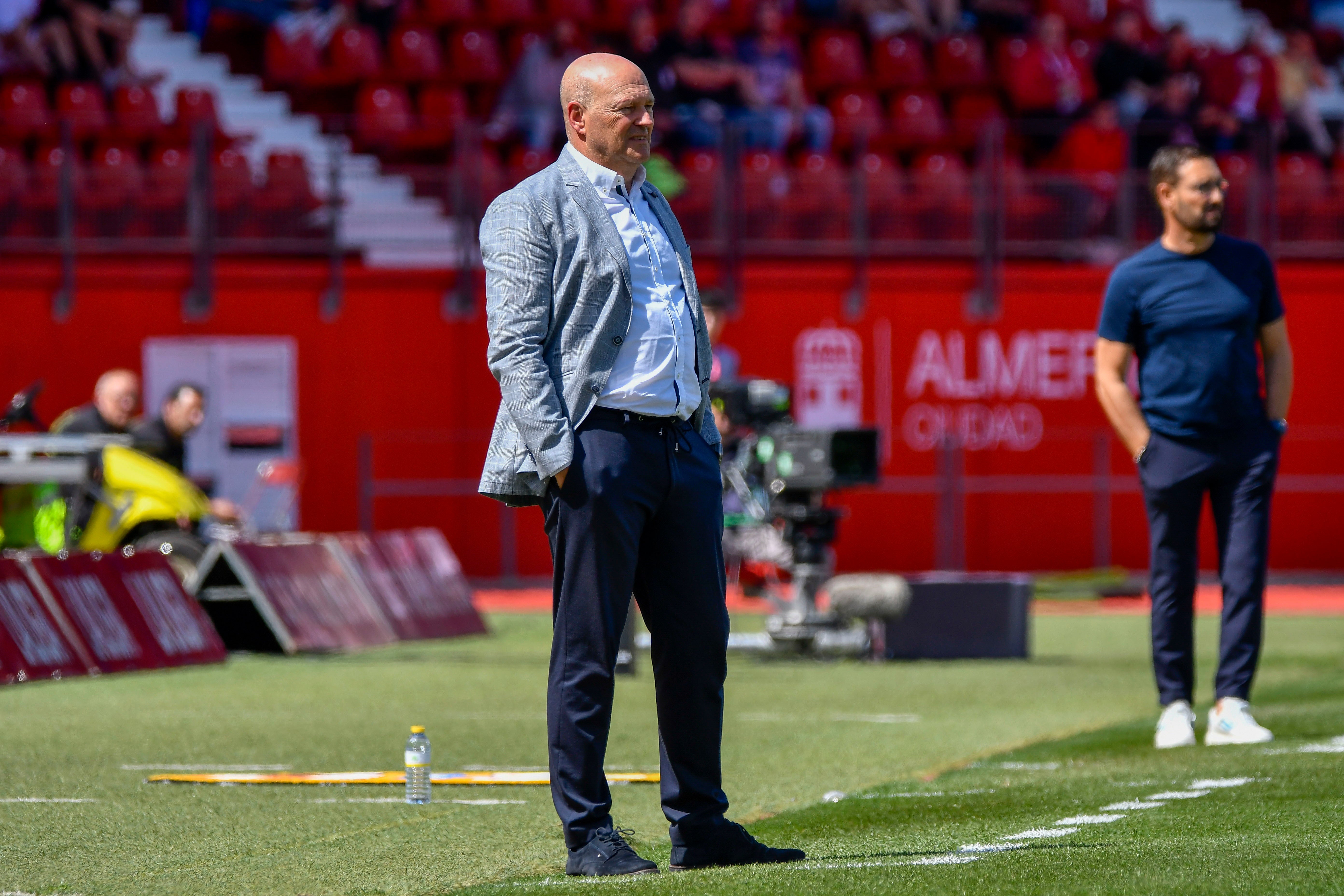 Pepe Mel durante el partido ante el Getafe.