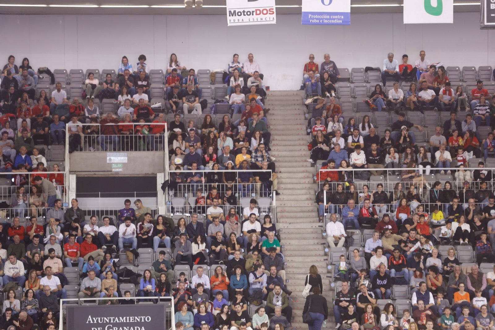 Encuéntrate en la grada durante el Covirán Granada - Breogán