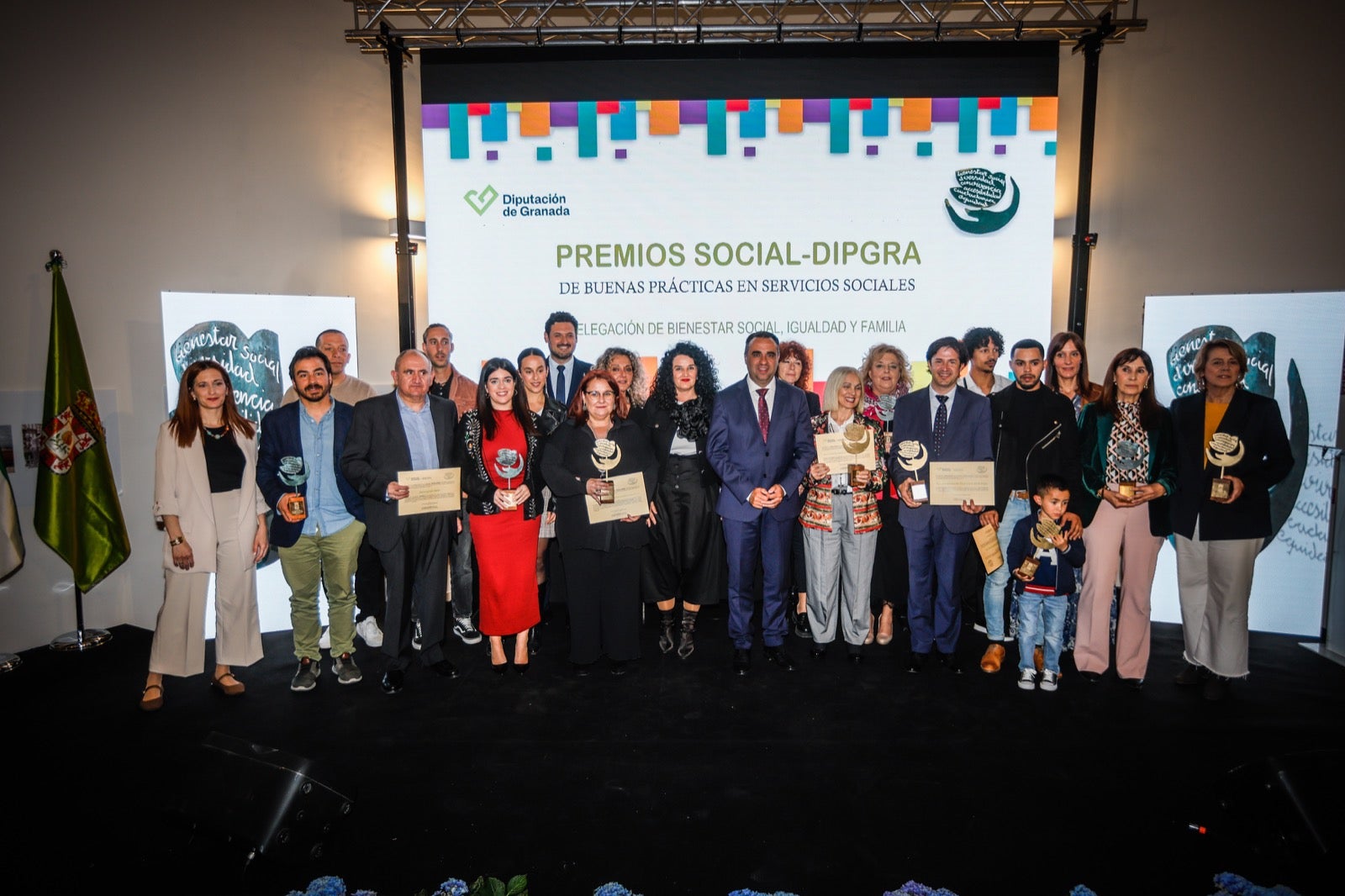 Las imágenes de los premios Social-Dipgra de la Diputación