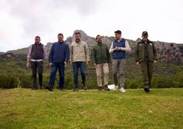 Consejero de Sostenibilidad, Medio Ambiente y Economía Azul, Ramón Fernandez-Pacheco, en la Sierra de Huétor