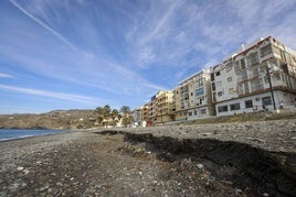 Imagen de la playa de La Rábita.