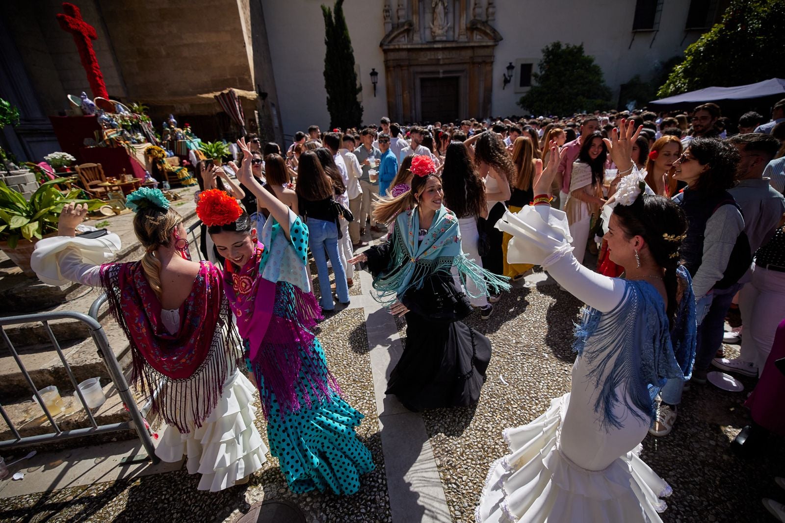 Las imágenes del ambiente de la fiesta en Granada