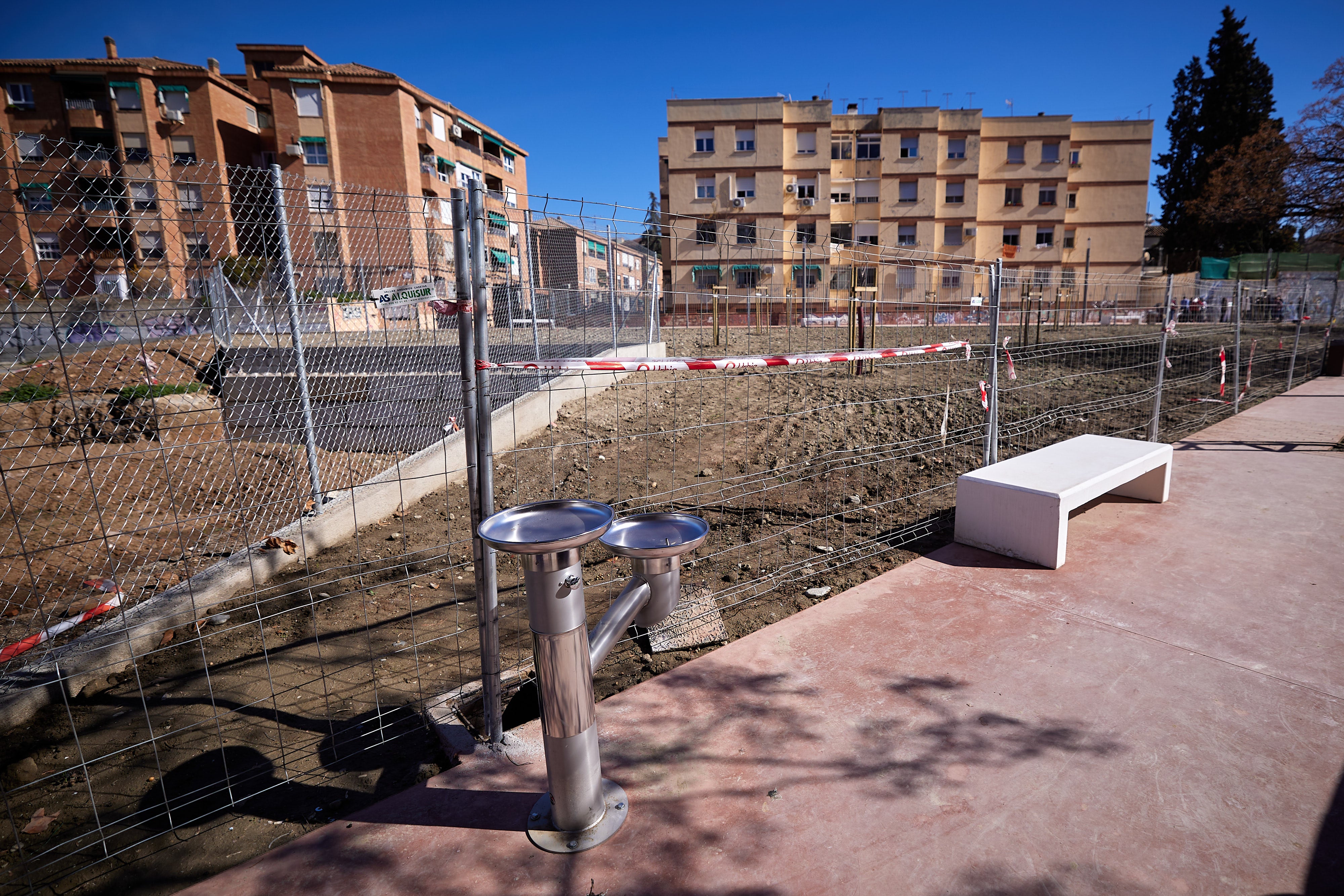 Aspecto de la plaza de Rafael Guillén en una imagen reciente.