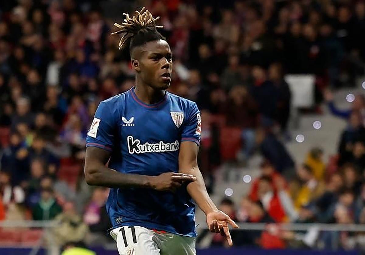 Nico Williams reivindica el color de su piel al marcar al Atlético en el Metropolitano tras recibir cánticos racistas.