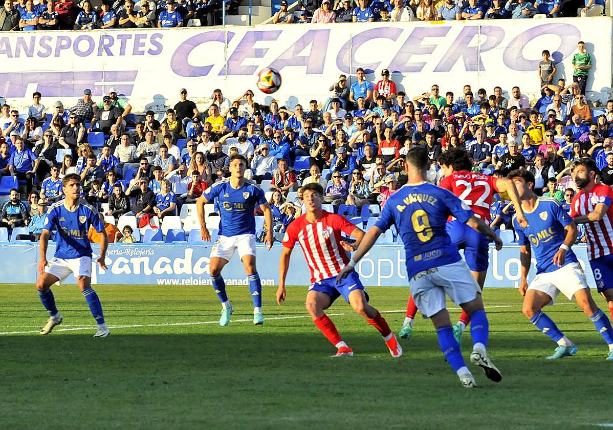 Un momento del partido.