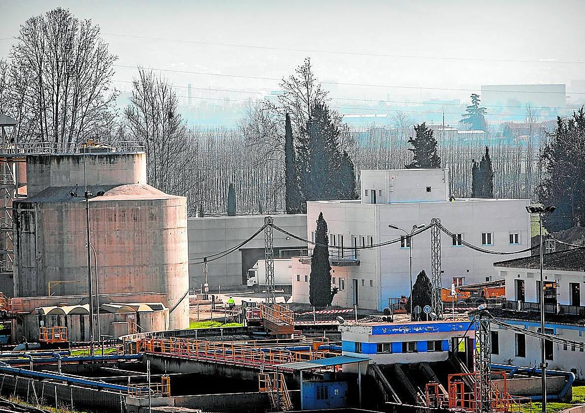 La planta de tratamiento de aguas del puente de Los Vados.