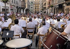 Concierto de la Banda Municipal de Música de Jaén el pasado mes de octubre en La Carrera.