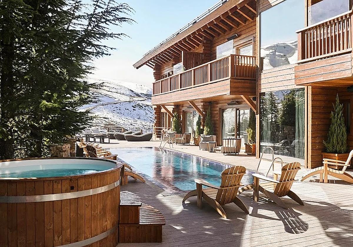 Espacio exterior del hotel Lodge Ski & Spa.