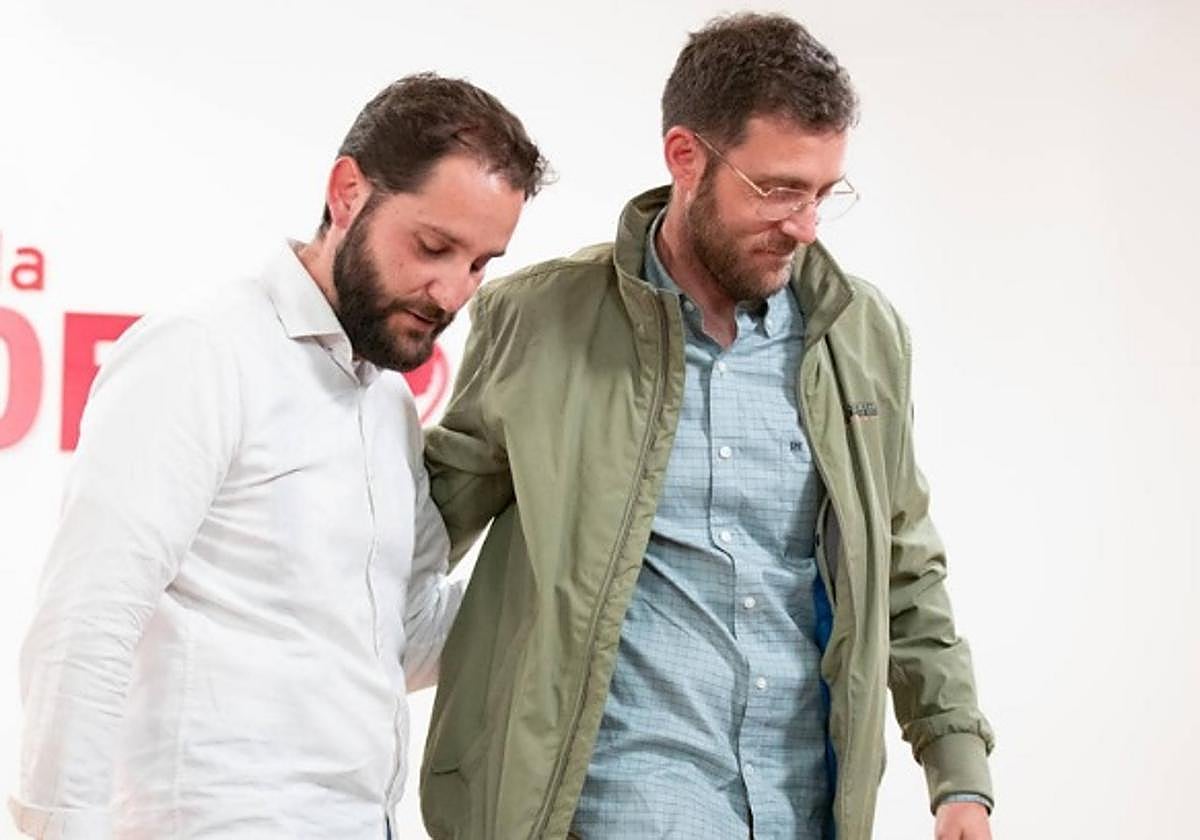 El alcalde de Láchar, Pedro Sánchez (izquierda).