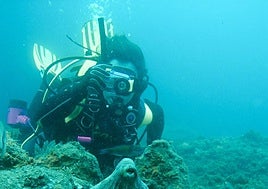Presentación del parque marino de Almuñécar, en la tarde del miércoles.