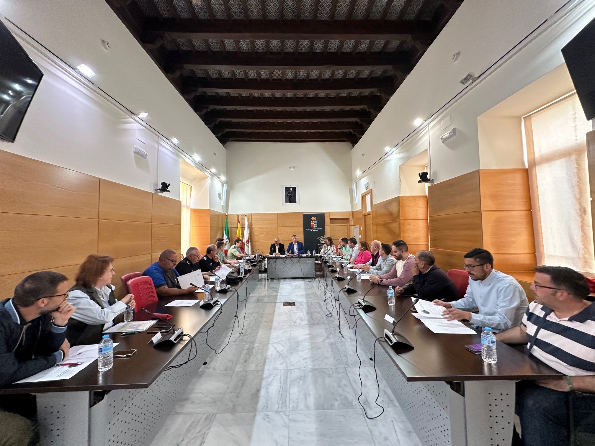 Reunión Junta Local de Seguridad en Martos.