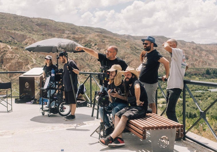 Rodaje del cortometraje en el Geoparque