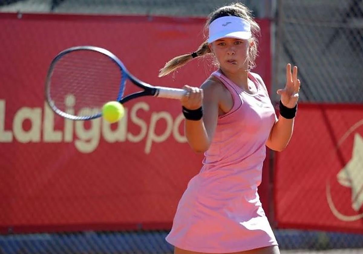 Ariana Geerlings, durante un partido anterior.