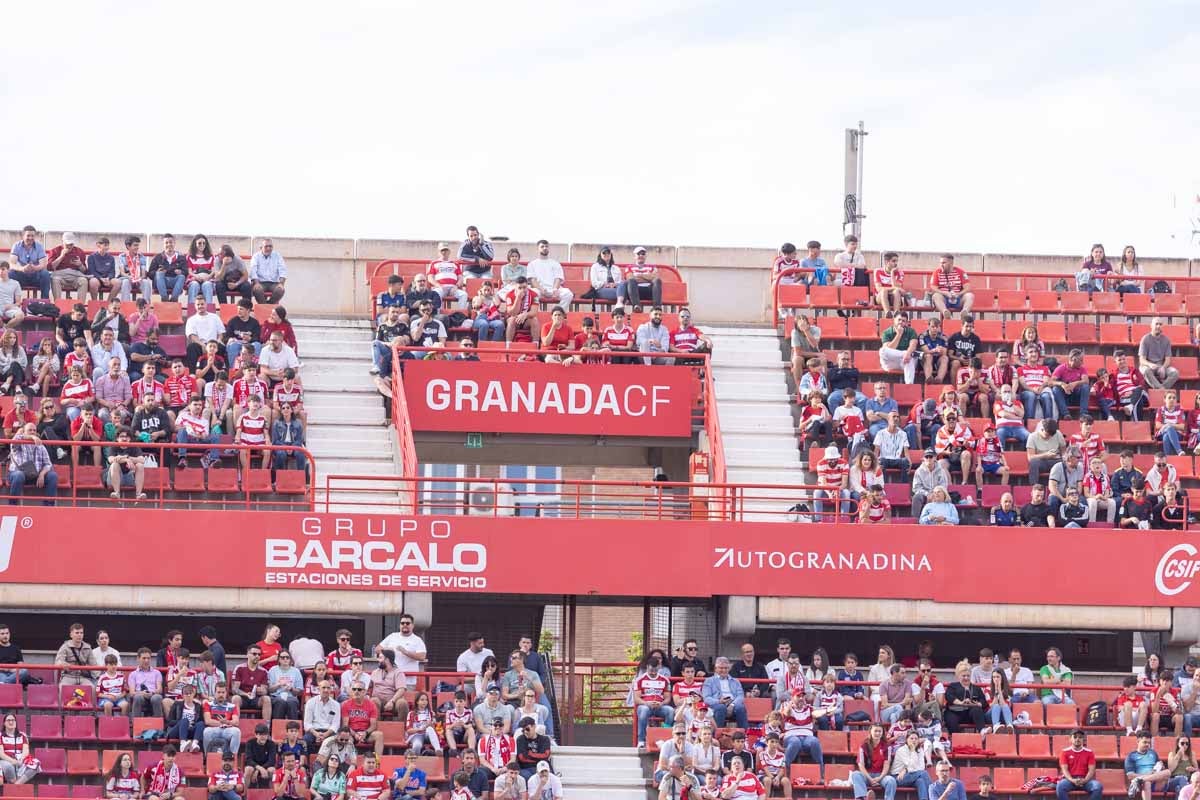 Encuéntrate en la grada en el partido entre Granada y Celta