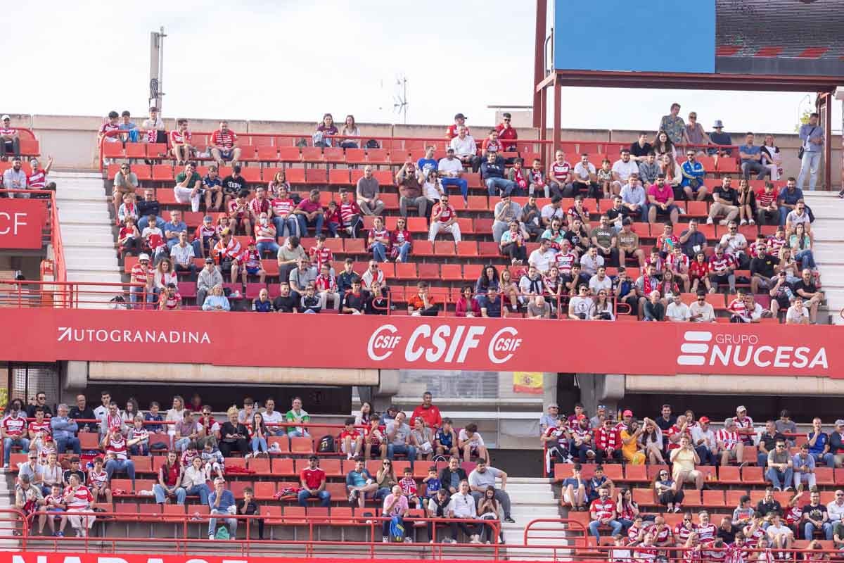 Encuéntrate en la grada en el partido entre Granada y Celta