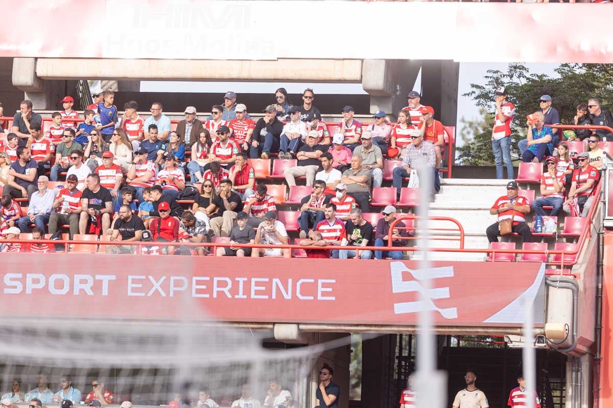 Encuéntrate en la grada en el partido entre Granada y Celta