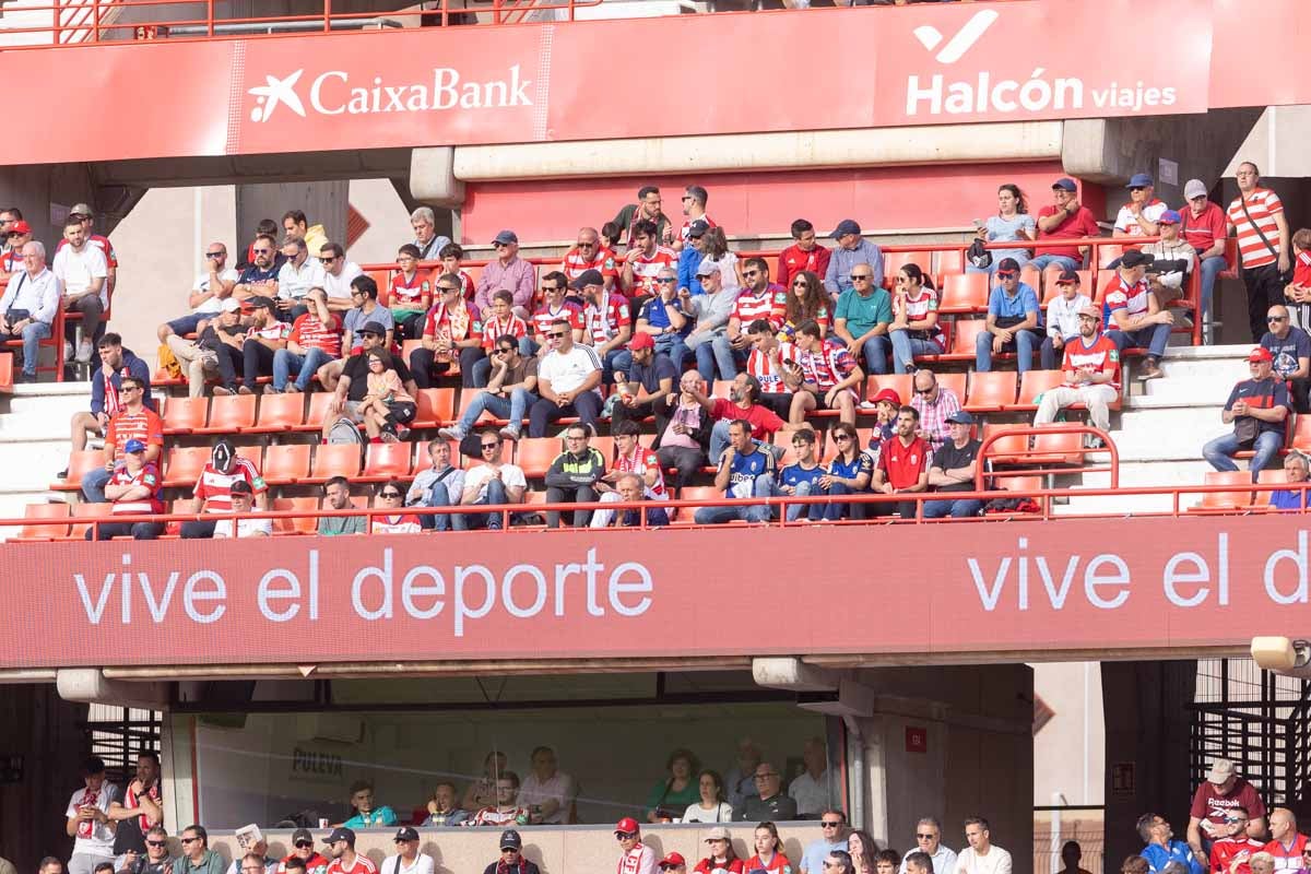 Encuéntrate en la grada en el partido entre Granada y Celta