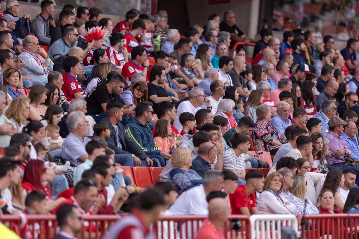 Encuéntrate en la grada en el partido entre Granada y Celta