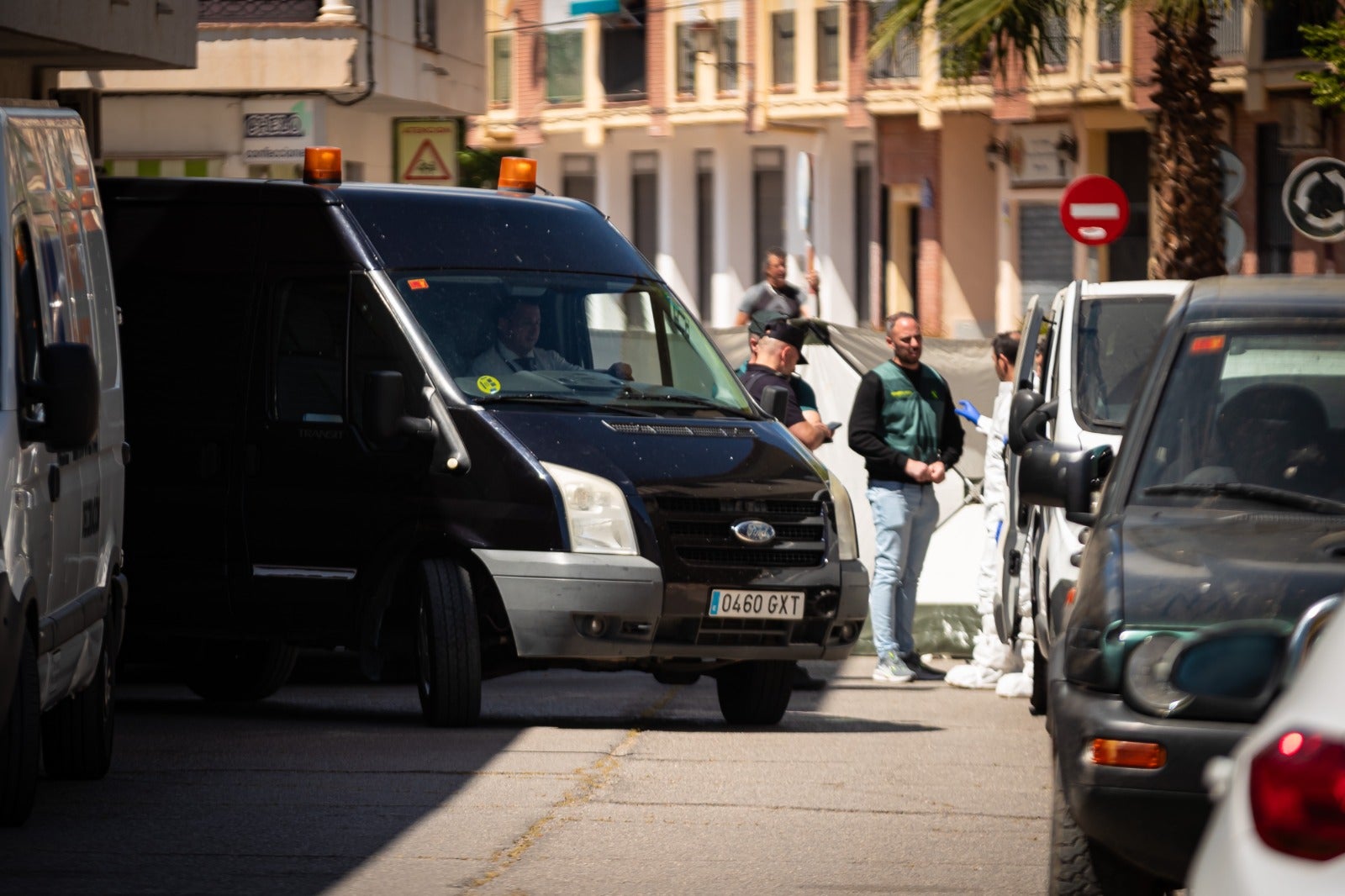 La consternación de Huétor Tájar tras el crimen, en imágenes