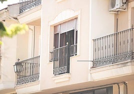 Domicilio de Huétor Tájar donde sucedieron los hechos este lunes.