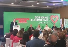 Juan Espadas en un acto celebrado este lunes en Granada.