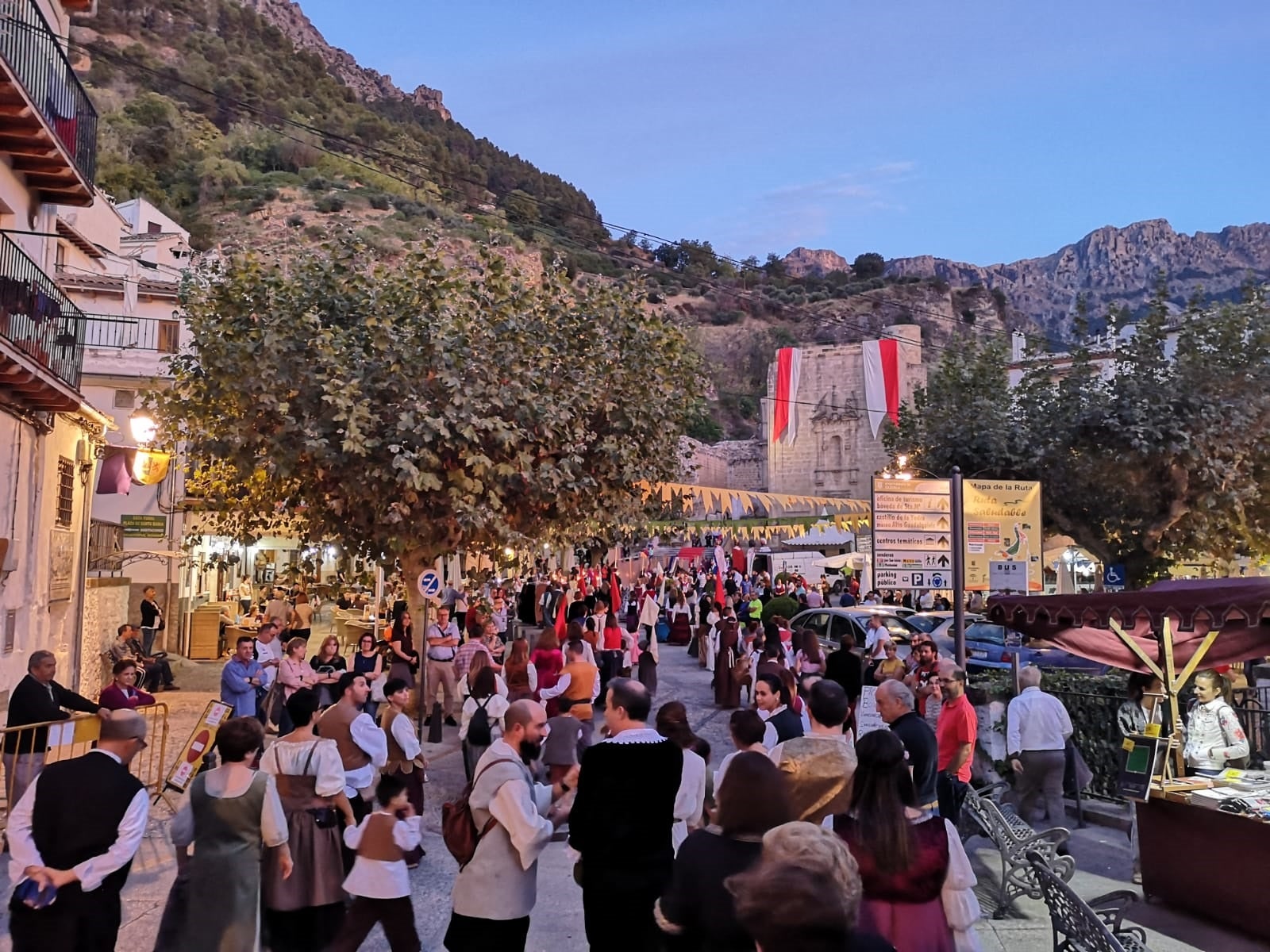 Pasacalles en las fiestas del Adelantamiento.
