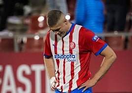 El delantero ucraniano del Girona, Artem Dovbyk.