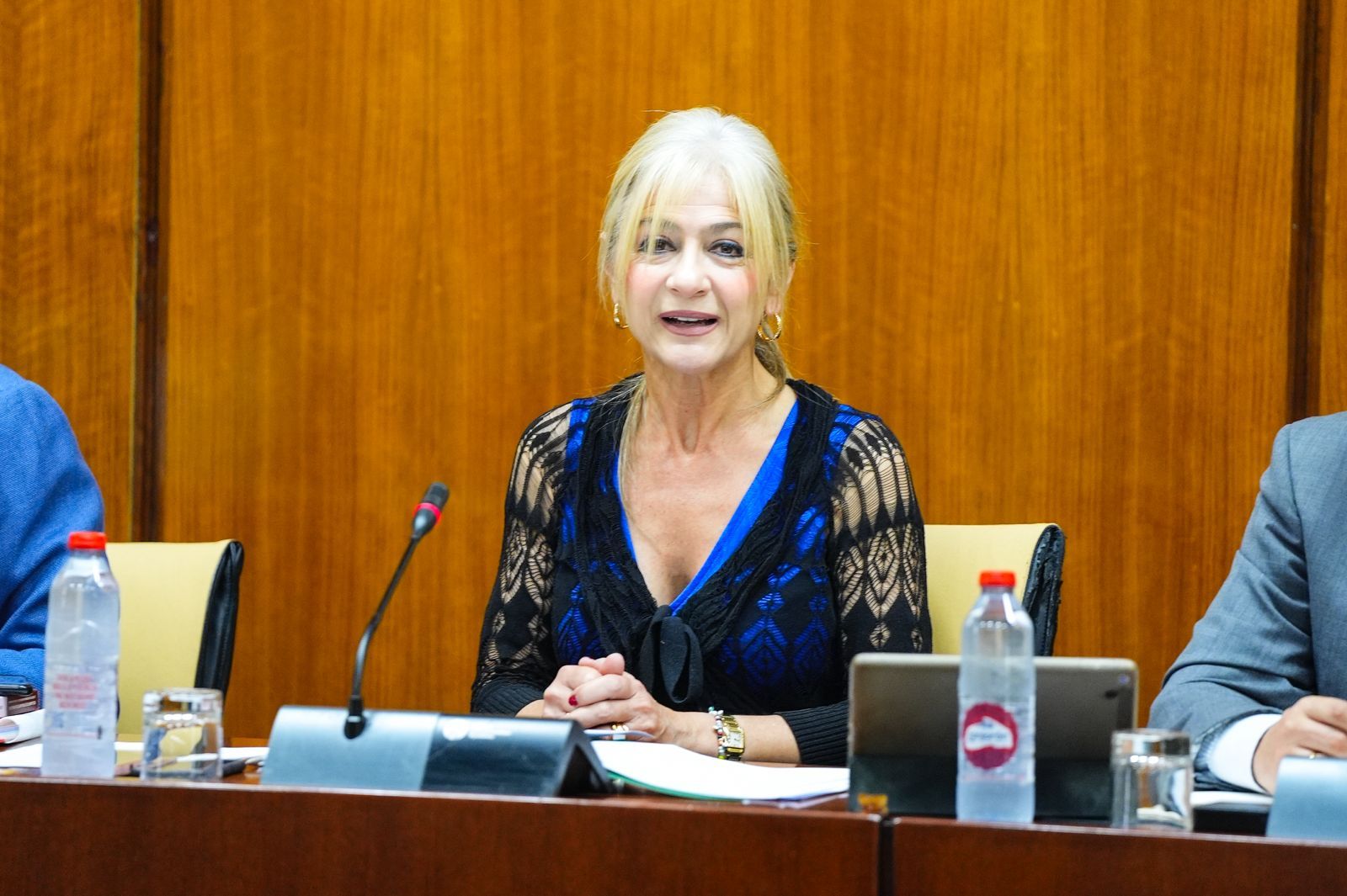 La consejera de Desarrollo Educativo y Formación Profesional, Patricia del Pozo, ayer.