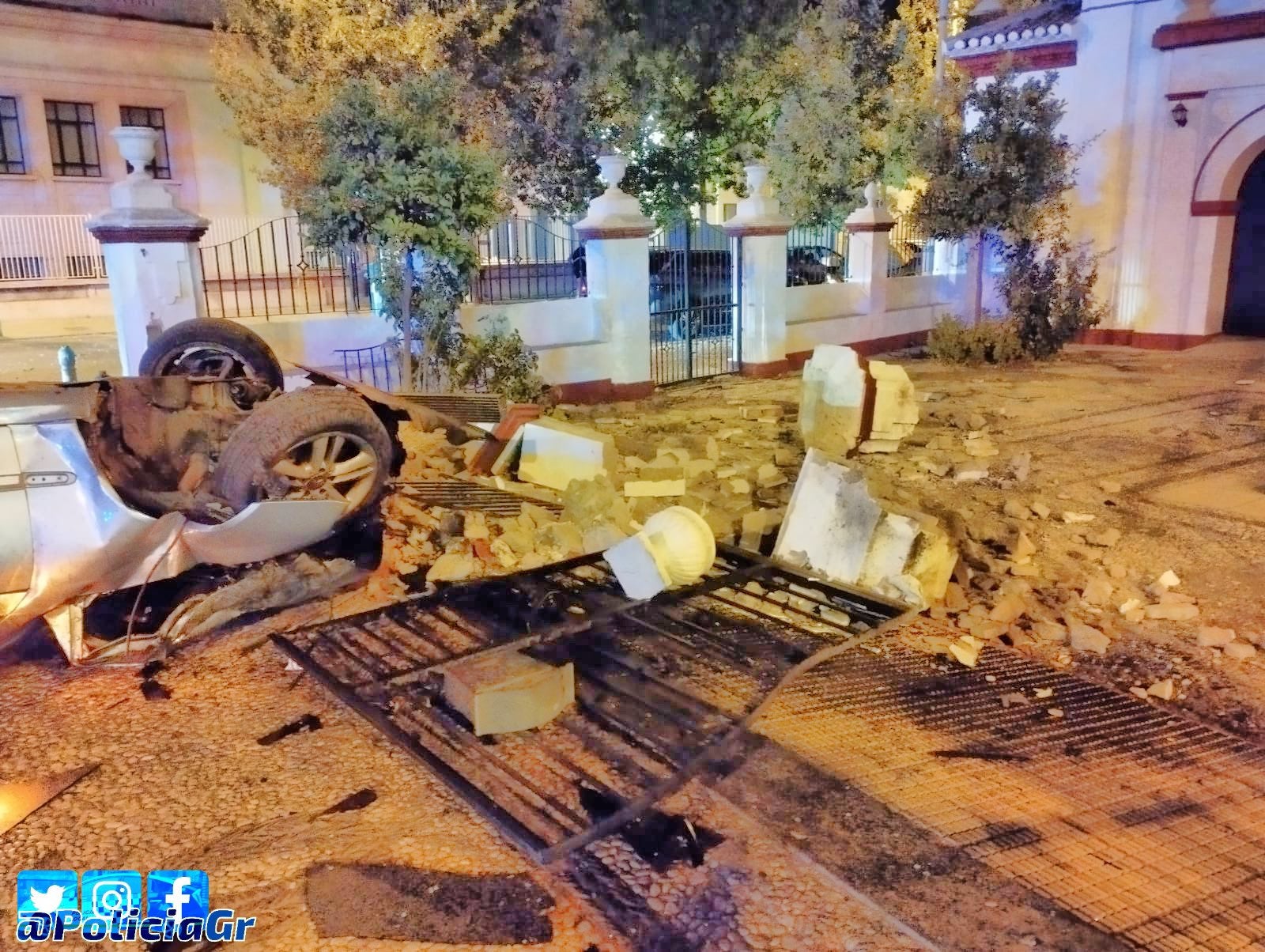 Las imágenes de la parroquia de San Isidro tras el destrozo