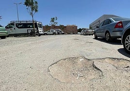 Imagen del estado actual del párking del Bulevar.