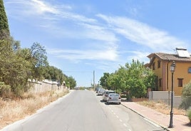 Camino de Albarrate, entre las localidades de Albolote y Atarfe, donde la Guardia Civil tenía establecido el control.