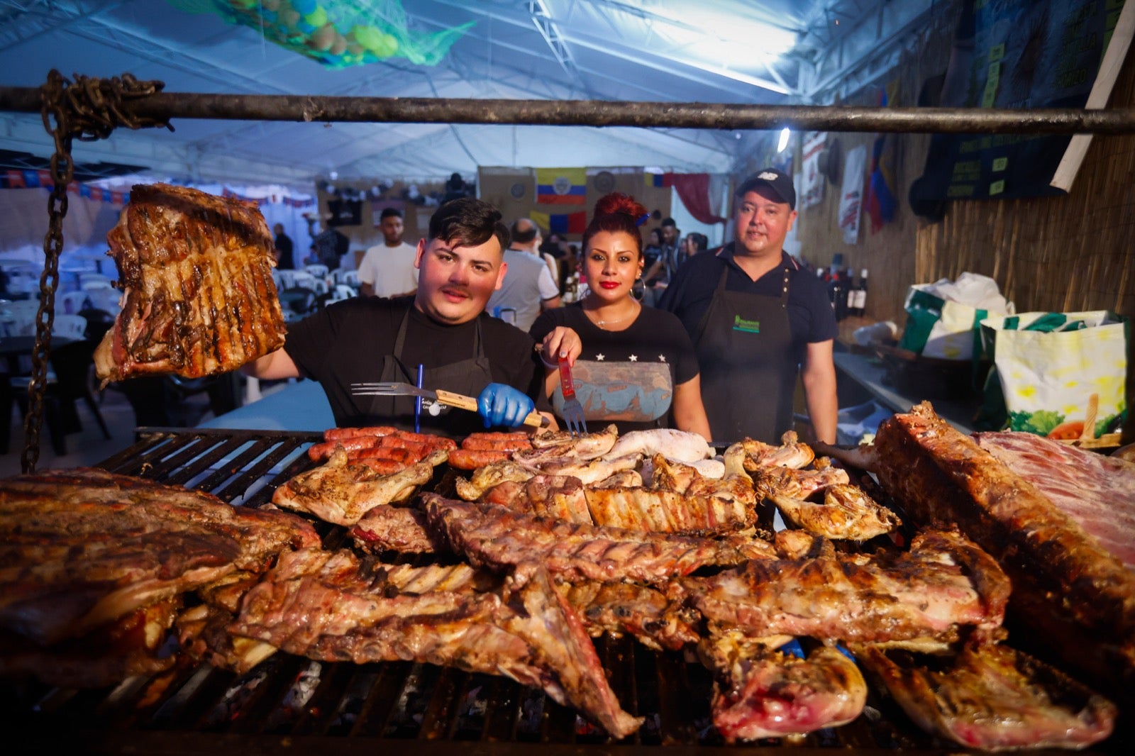 Las imágenes del encendido del Corpus