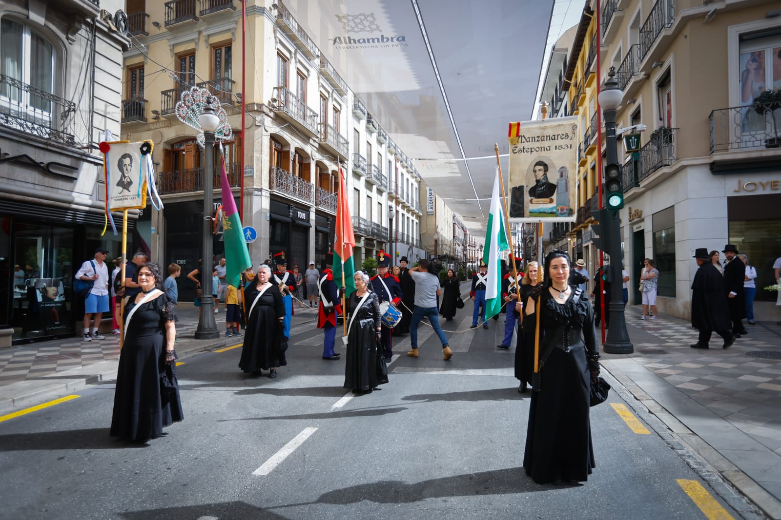 Las imágenes de la conmemoración de la ejecución de Mariana Pineda en Granada