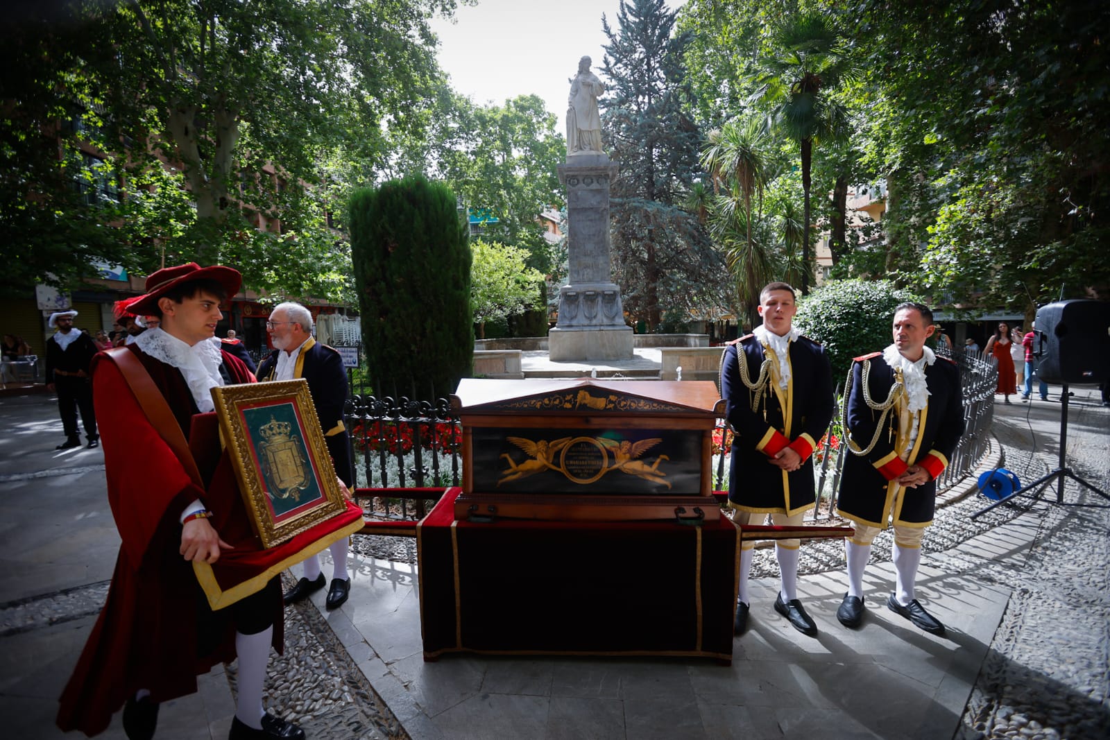 Las imágenes de la conmemoración de la ejecución de Mariana Pineda en Granada