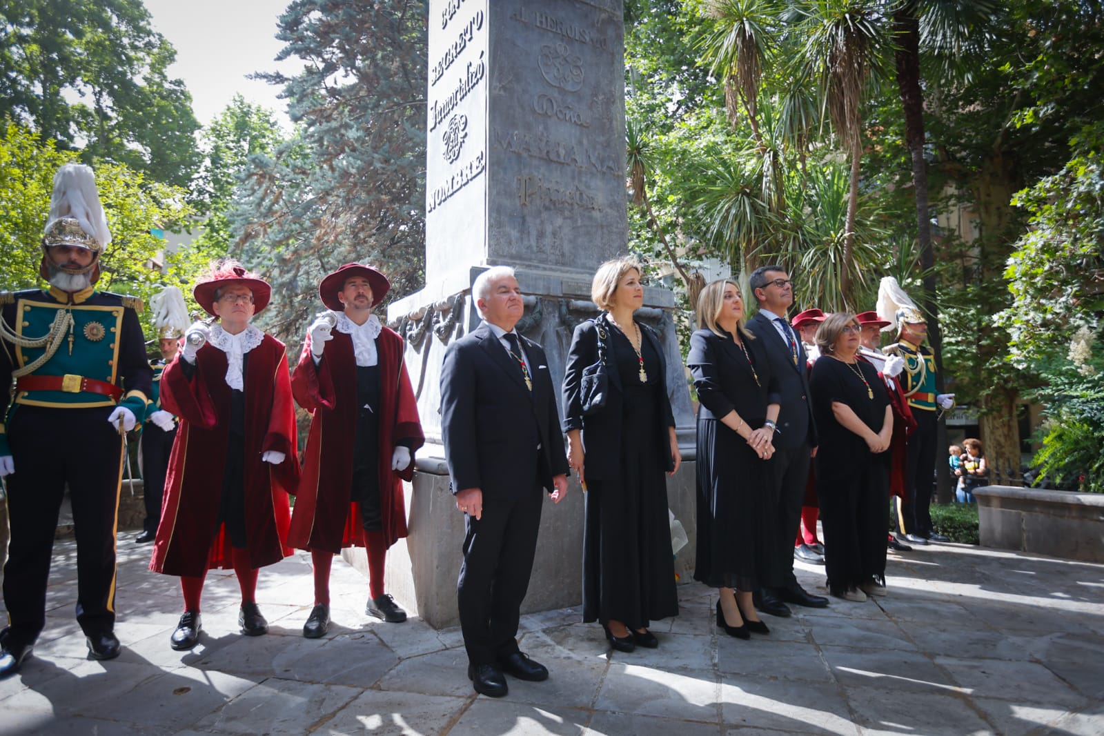 Las imágenes de la conmemoración de la ejecución de Mariana Pineda en Granada