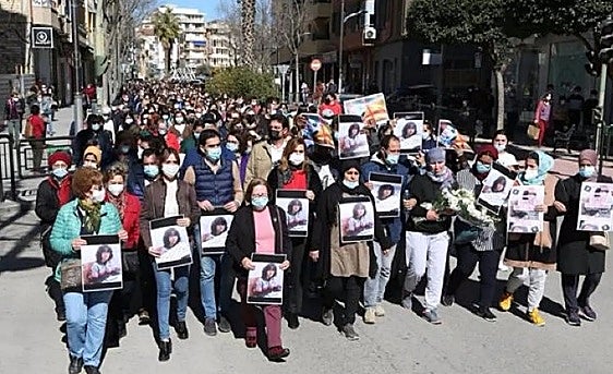 Marcha en Alcalá tras lo ocurrido.