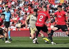 Lucas Boyé, en Mallorca.