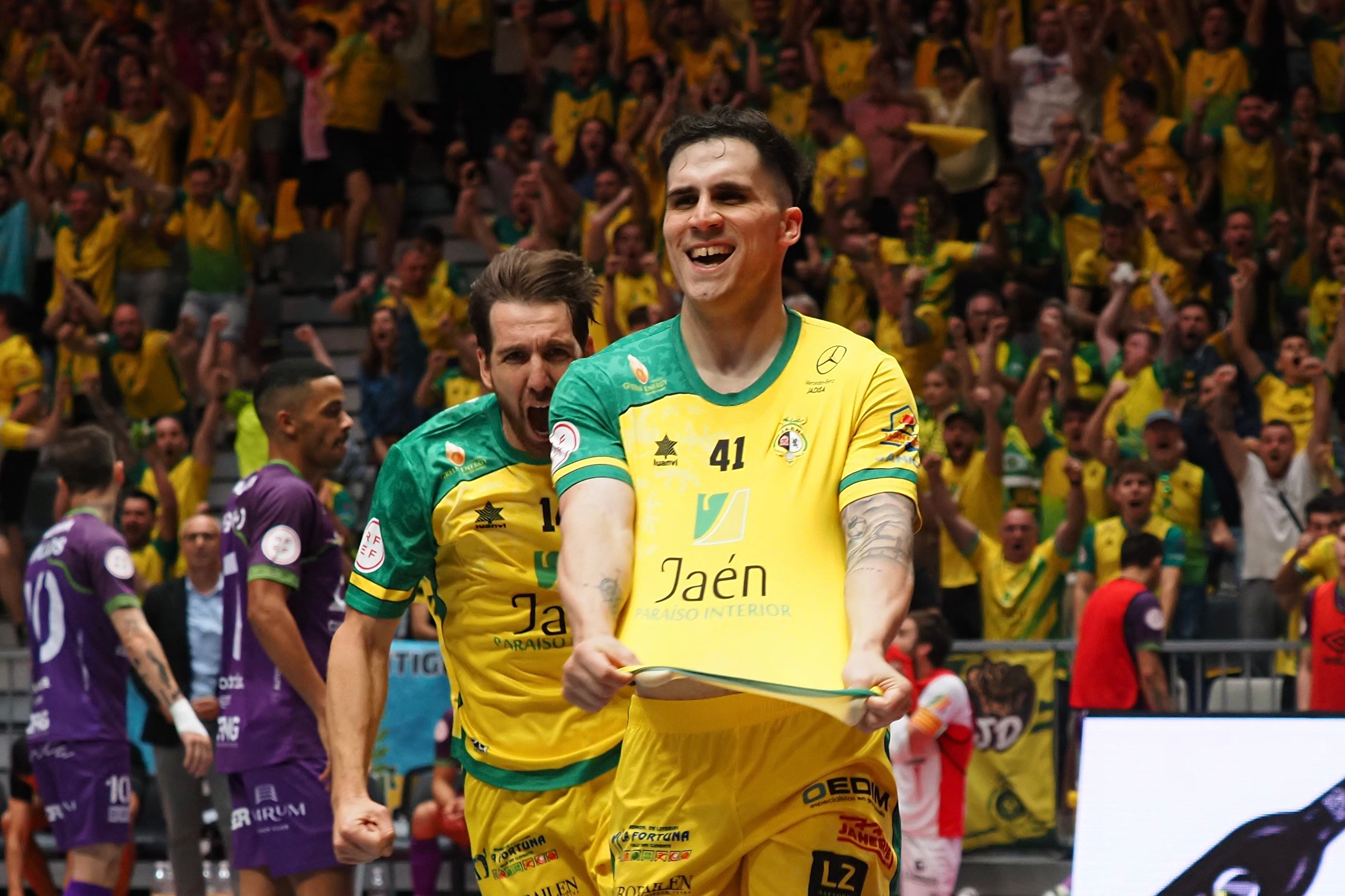 Mati Rosa, tras marcar el gol del empate.