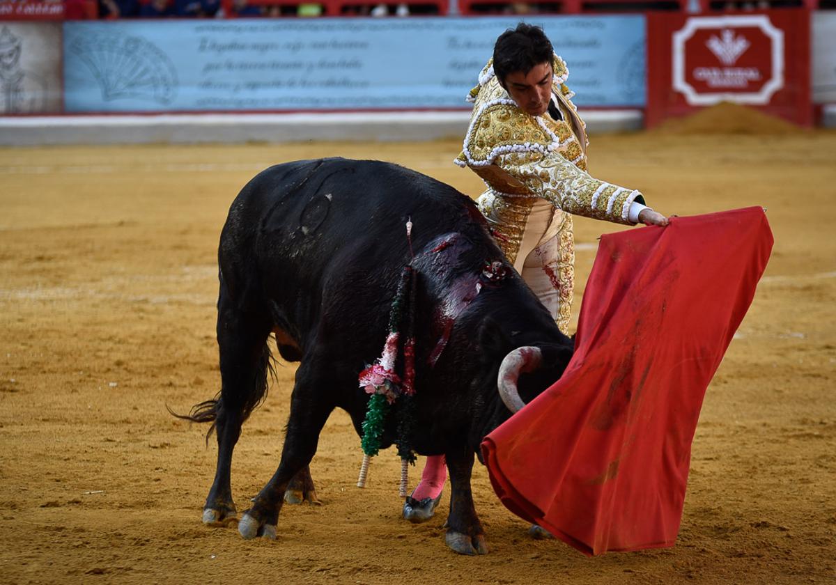 Uno de los momentos destacados de la corrida lorquiana en Granada.