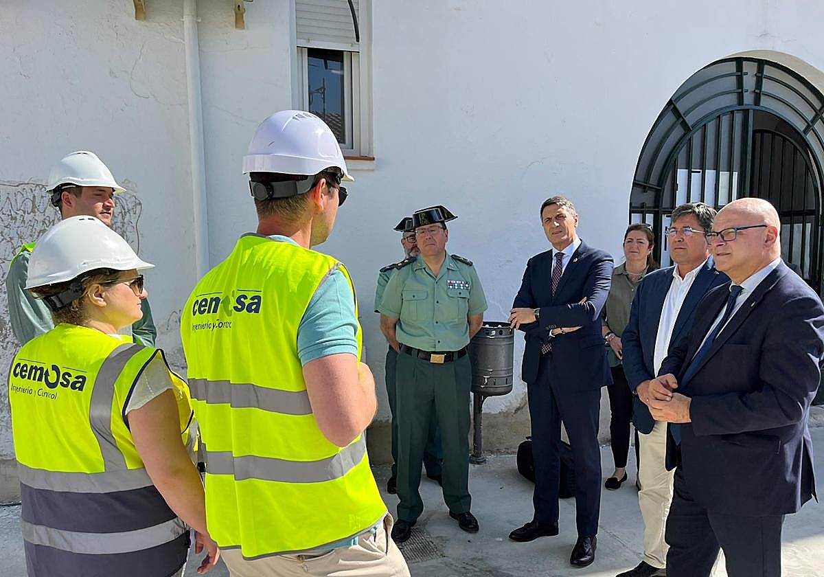 Foto de la visita del delegado