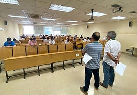 Imagen de las pruebas de selectividad en la UJA