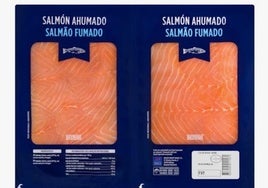 Salmón ahumado vendido por Mercadona