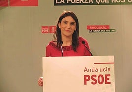 Olga Manzano, vicesecretaria general del PSOE de Granada.