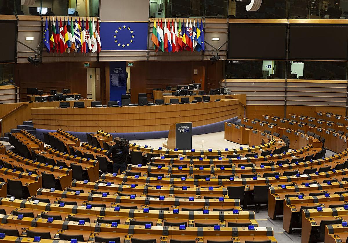 Hemiciclo del Parlamento Europeo.